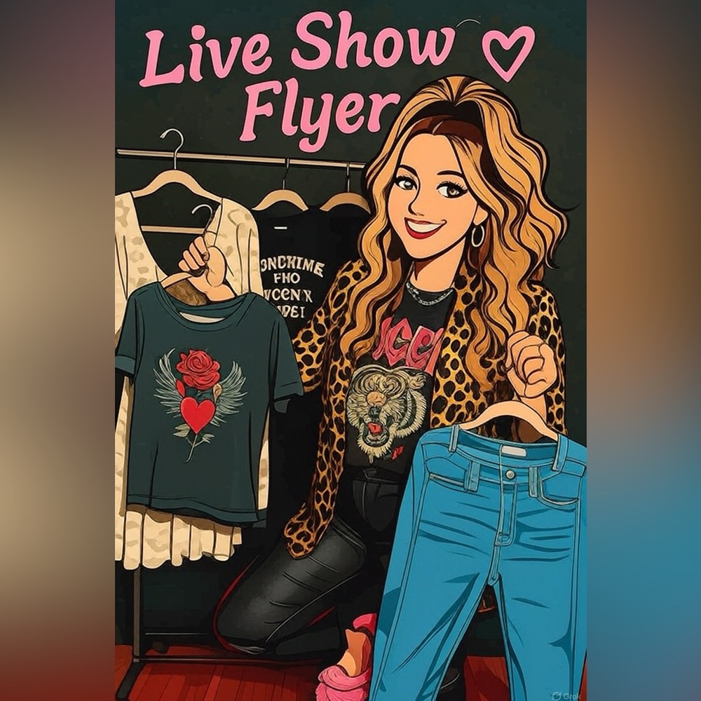 Like my flyer to know when I go live!